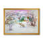 Winter Village Life - peinture sur toile-59843405-59843411