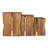 Solid Wood Nesting Tables With Dovetail Joinery