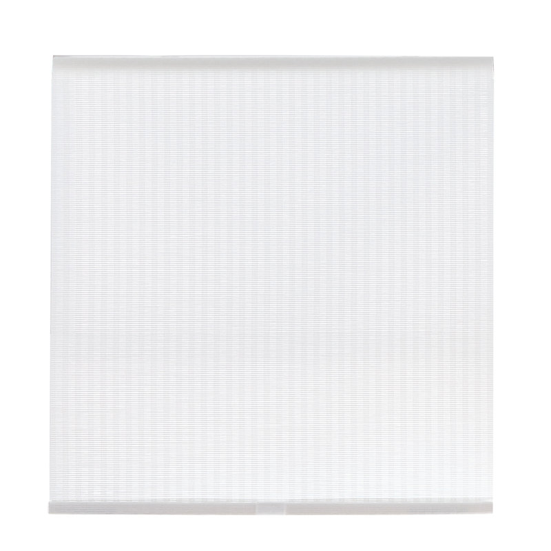Rideau roulant en lin Origami, Blanc, L 39 po x L 64 po