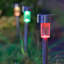 Silver Low Voltage Solar Powered Integrated LED Pathway Light Pack