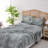 Microfiber Floral Sheet Set-92076761-92076765