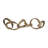 Modern Abstract Metal Swirly Table Object Sculpture for Home Decor - Artistic Decorative Statue Figurine for Living Room, or Center Table Decorations-2132798347-2088048840