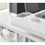 Corniche High Gloss L Shape Home Office Desk - Flexible Set Up Modern Living