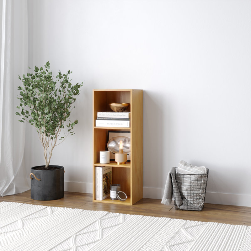 Jaidyn 76.2cm H x 76.2cm W Standard Bookcase, Beech, Individual