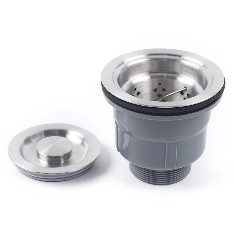 16.9'' W Drop-In Single Bowl Stainless Steel Kitchen Sink w/ Faucet