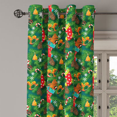Sateen Blackout Curtains / Drapes Single Panel