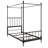 Magdaleno Metal Canopy Bed-184808844-184808845