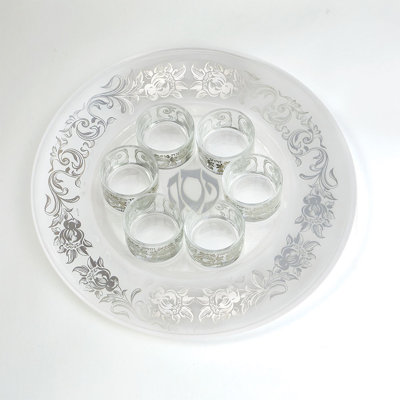 Glass Seder Plates And Sets
