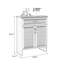 Rangement pour chaussures en aluminium brun noisette