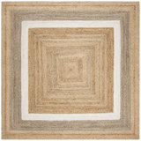 Natural Fiber Hand Woven Natural Area Rug 