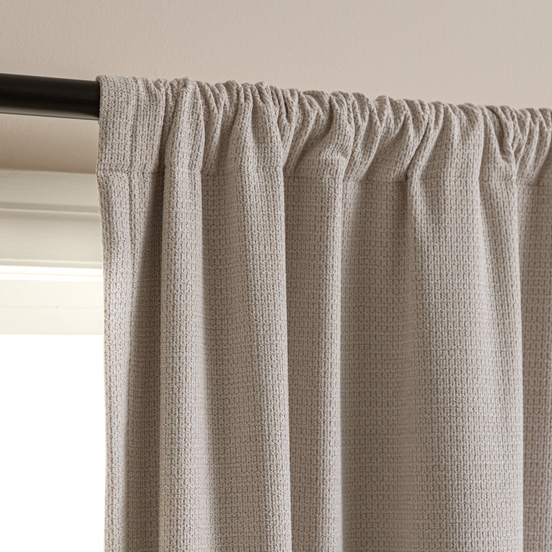  Blackout Magnetic Curtains(Set of 2), 42" W x 63" L, Beige