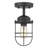 Lylah Steel Semi-Flush Mount - Matte Black-2051591122