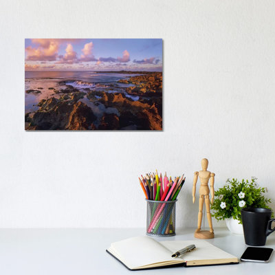 Dusk At Shark's Cove, Oahu, Hawaii by Tim Fitzharris - Gallery-Wrapped Canvas Giclée on Canvas