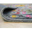 Tapis bleu en laine touffeté à la main Suzani-24697001