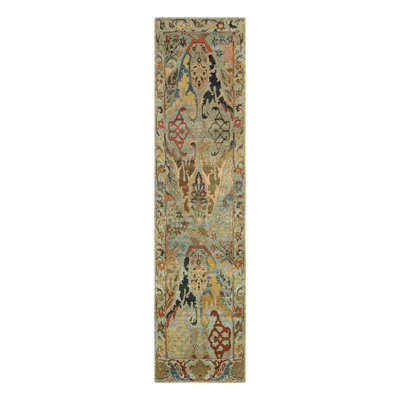 One-of-a-Kind 2'7x10'11 2010s Wool Area Rug