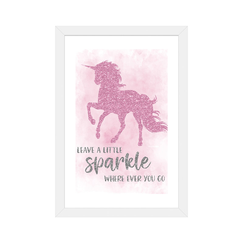 Art sparkle, H 24 po x l 16 po x P 1 po, Papier avec cadre blanc