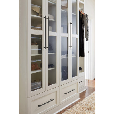 Bar Pulls 12-5/8 inch (320mm) Center-to-Center Matte Black Cabinet Pull
