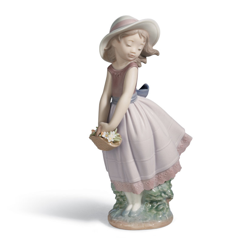 Jolie figurine de fille Innocence, Rose clair