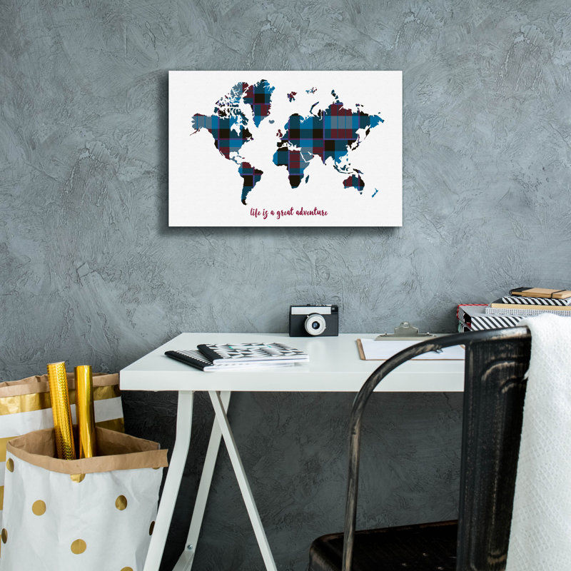 «Great Adventure» par Erin Clark, art mural sur toile, H 12 po x l 18 po x P 0,75 po