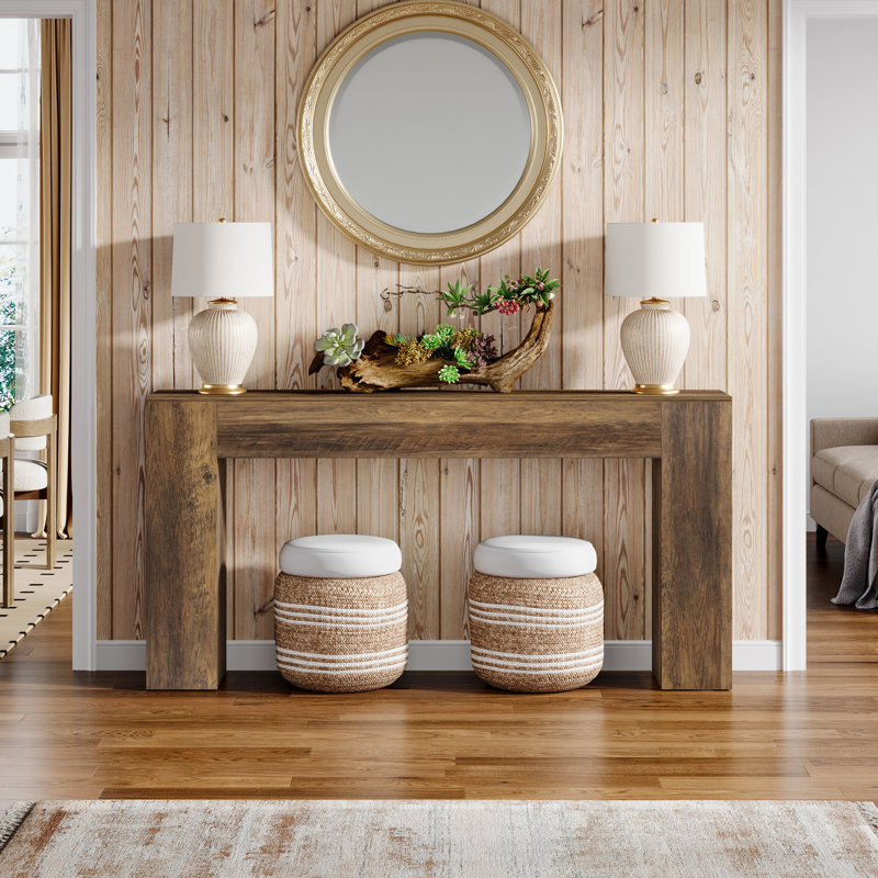 Console, Marron foncé