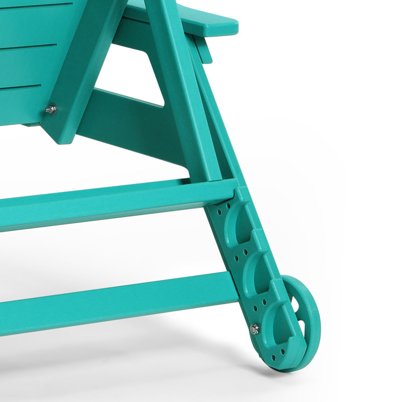 Chaise longue inclinable Brighton, Sarcelle