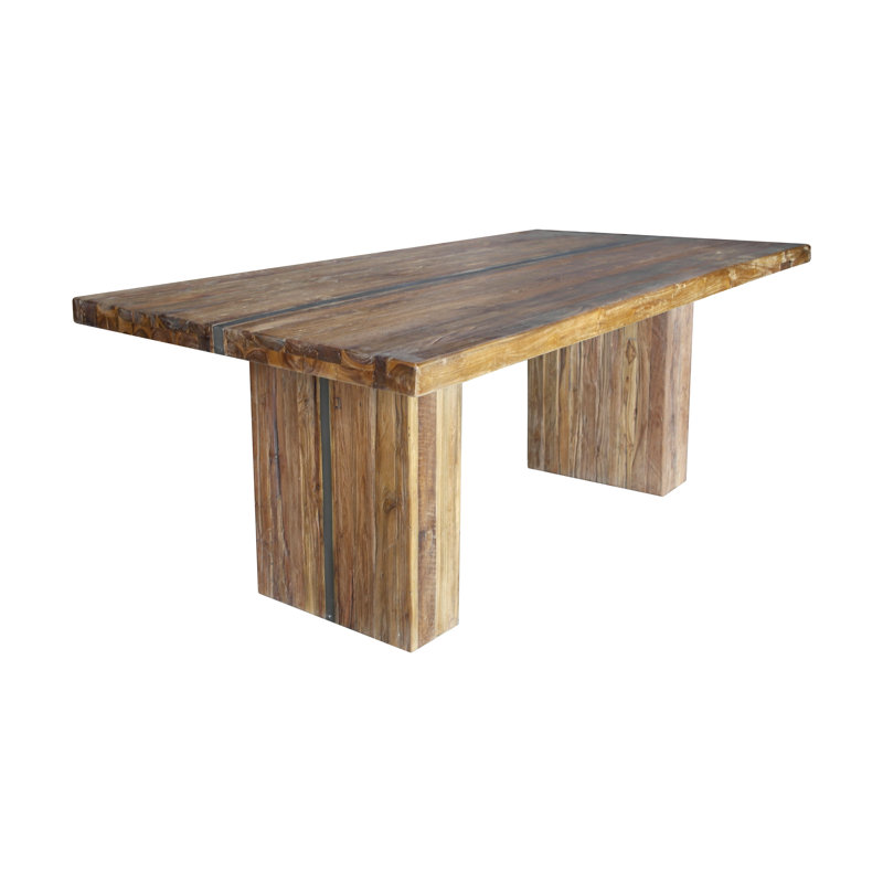Amanpreet Rectangular Teak Outdoor Dining Table , cm W 100cm cm D, 78cm H x 240cm W x 100cm D
