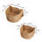 Felix Cat-Shaped Hand Woven Water Hyacinth Nesting Pet Toy Organizer Baskets (Set of 2)-165157412