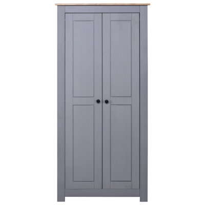 Byron 2 Door Solid Wood Wardrobe