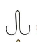 Premier Handcrafted Double Hook Pot Rack, Stainless Steel