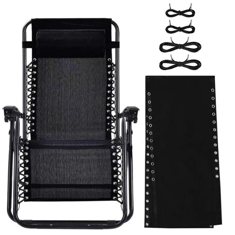 Fauteuil inclinable en tissu anti-gravité, Black