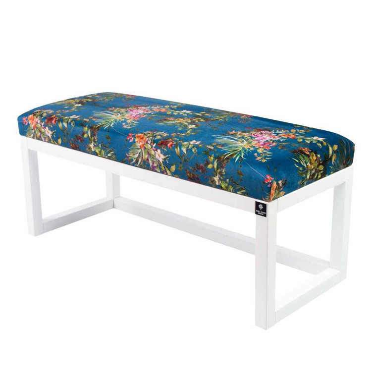 Velvet Upholstered Bench