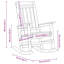 Garden Rocking Chair HDPE Furniture Outdoor Terrace Seating Patio-1121322391