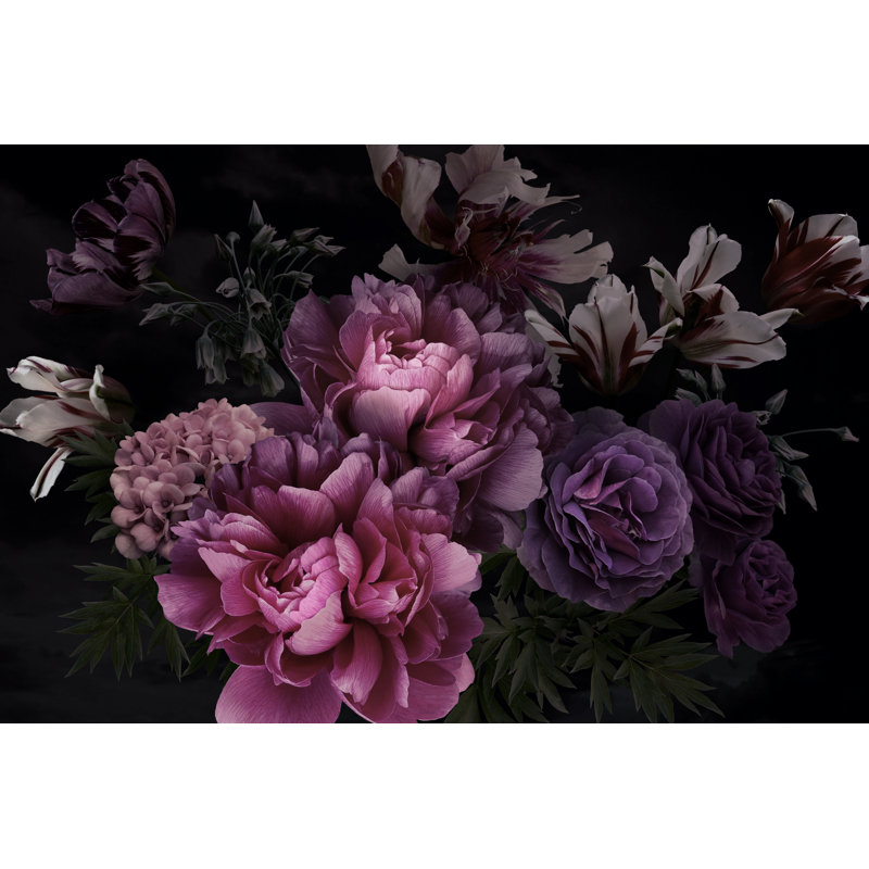 Beautiful Garden Flowers - Photographie sur toile tendue, H 8 po x l 12 po