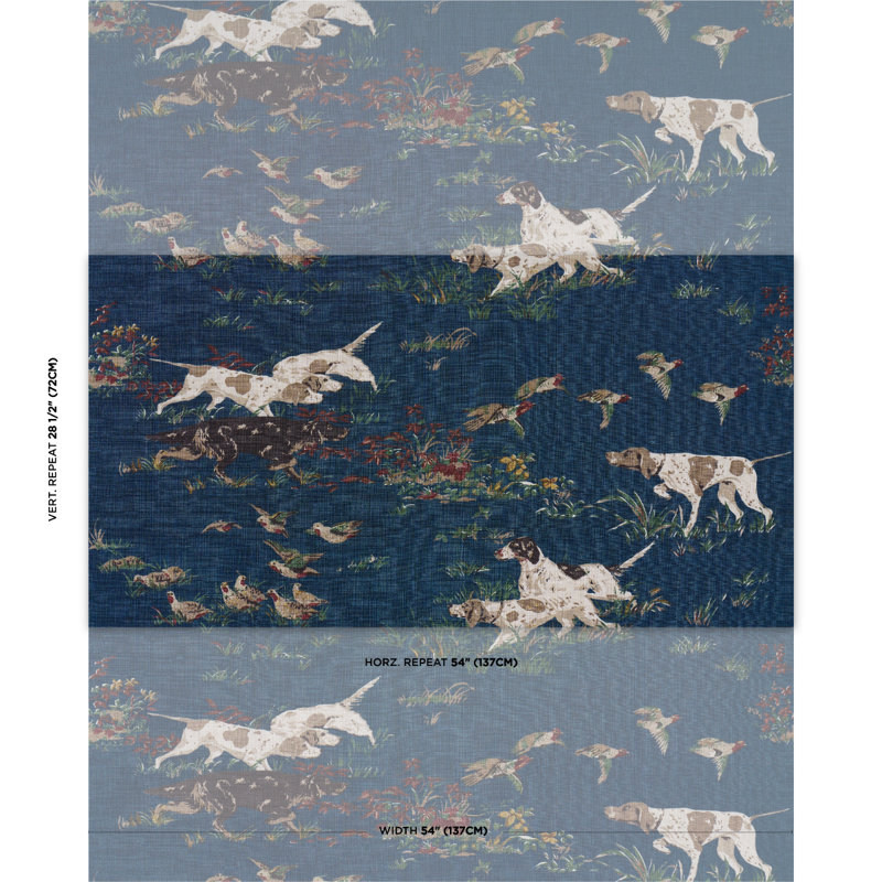 Pointers Fabric, Indigo