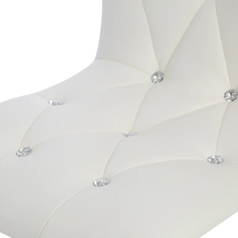 Fauteuil de salle de bain Evelyn Diamond, Blanc