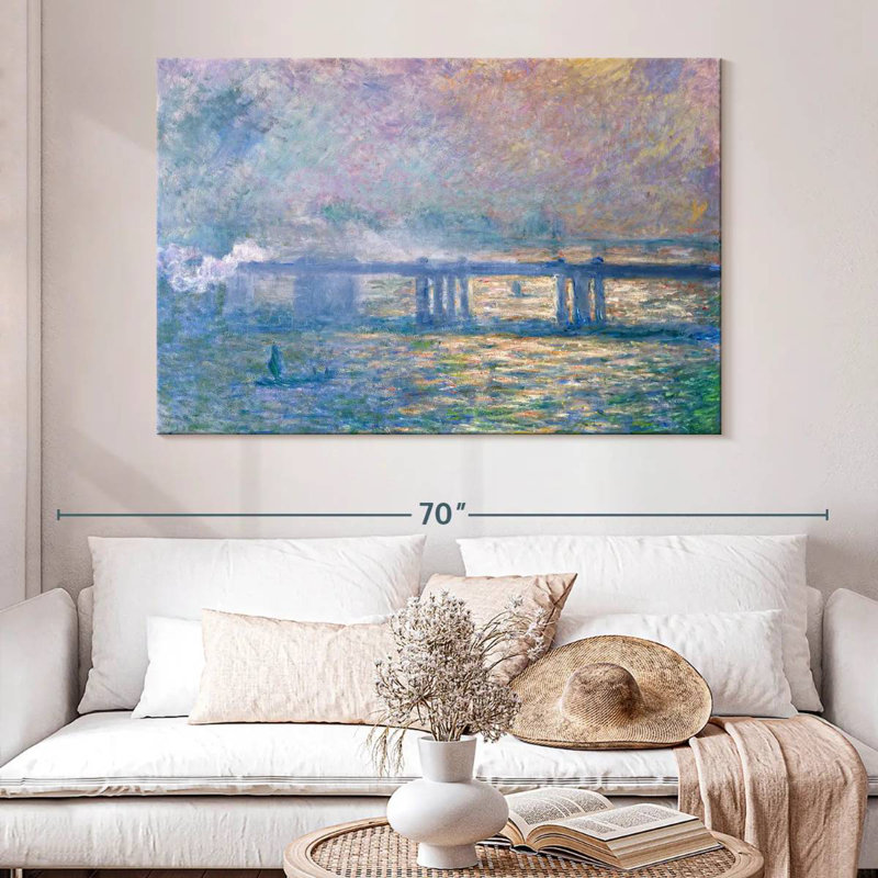 Sireci Charing Cross Bridge 1903, 34" H x 51" W