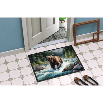 Alaskan Wilderness Grizzly Bear Doormat