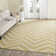 Sanyla Hand Tufted Wool Chevron Rug