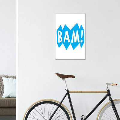 BAM! Blue - Textual Art