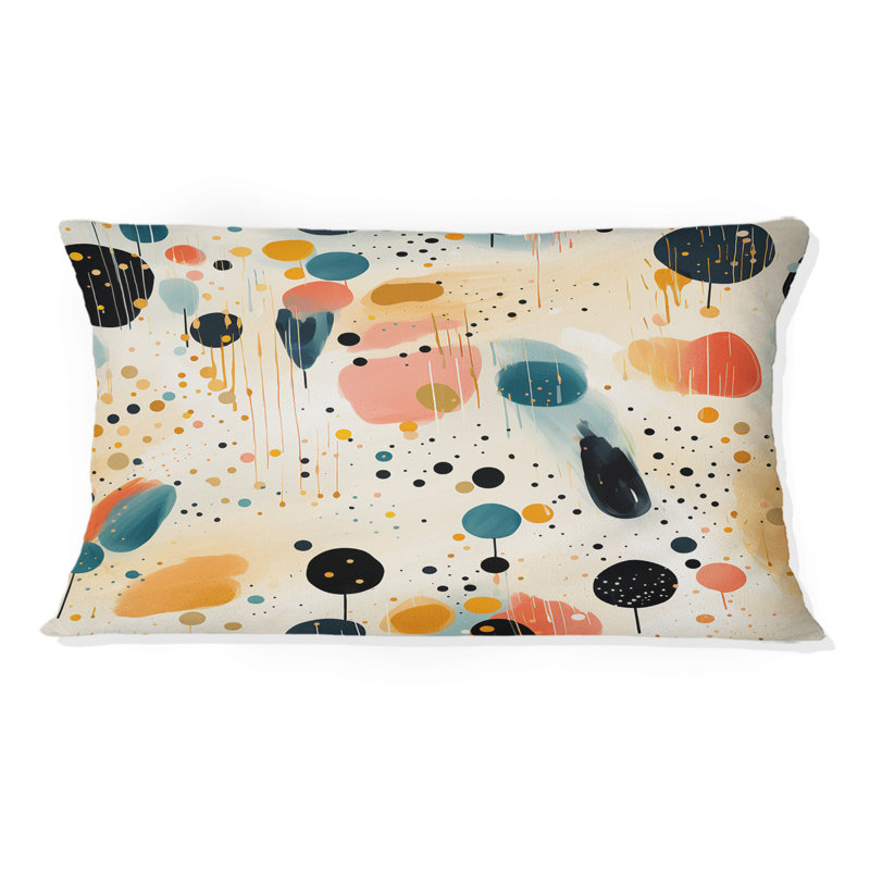 Polka Dots Throw Pillow