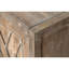 Armoire d'appoint 4 portes avec tablette réglable - buffet brun antique 60 pouces