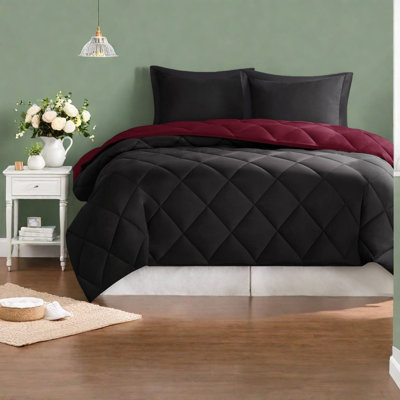 Reversible Bedding Sets, Microfiber Full Queen Comforter For Home