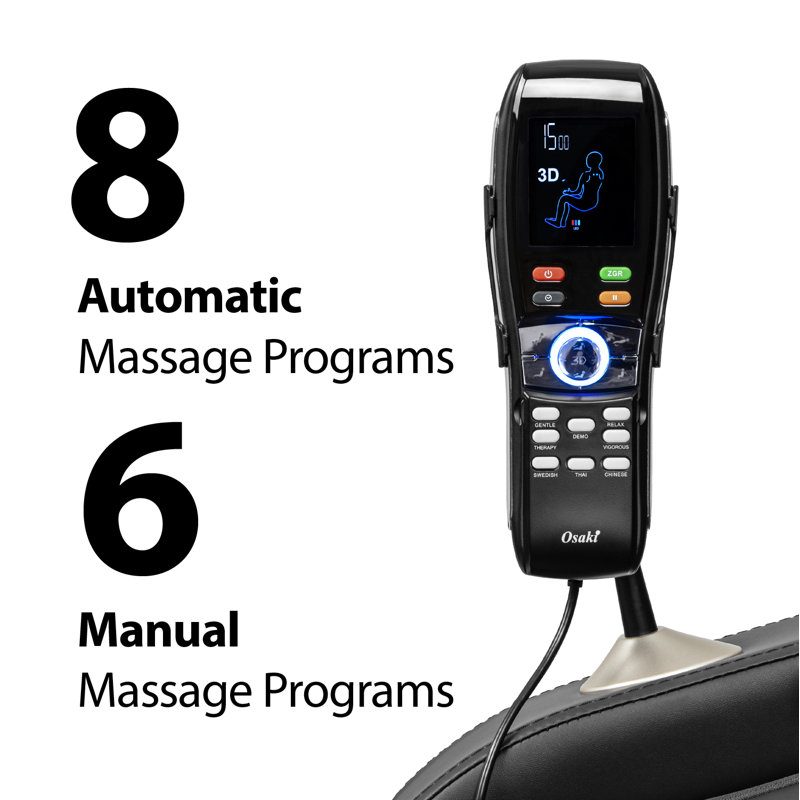 Titan Chair OS 3D Hiro Massage Chair Wayfair Canada