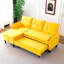 Canapé modulaire à méridienne réversible en L - Tissu en coton et lin, avec rangement-1536098069