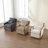 Corduroy Swivel Accent Chair-1053908458
