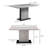 Rusell Metal Base Dining Table