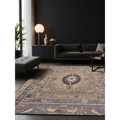 Tapis gris soyeux et moelleux