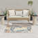 Lakesha Ivory Blue Modern Rug