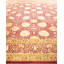 Tapis unique en laine noué à la main 9 pi 3 po x 12 pi 5 po nouvel âge Hayner - rouge / beige / caramel