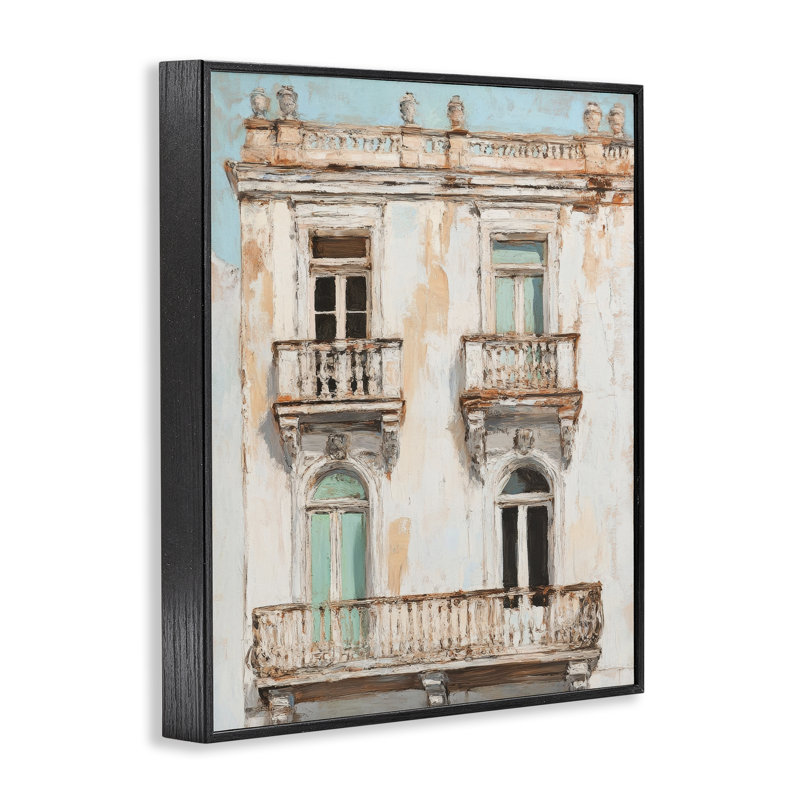 «Aged Architecture City Buildings», estampe numérique, conception de Petal Prints Design, H 14 po x l 11 po